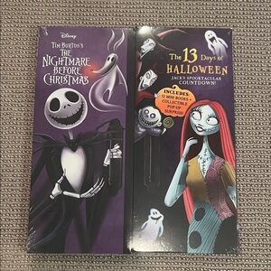 Disney Purple and Black Halloween Book Set